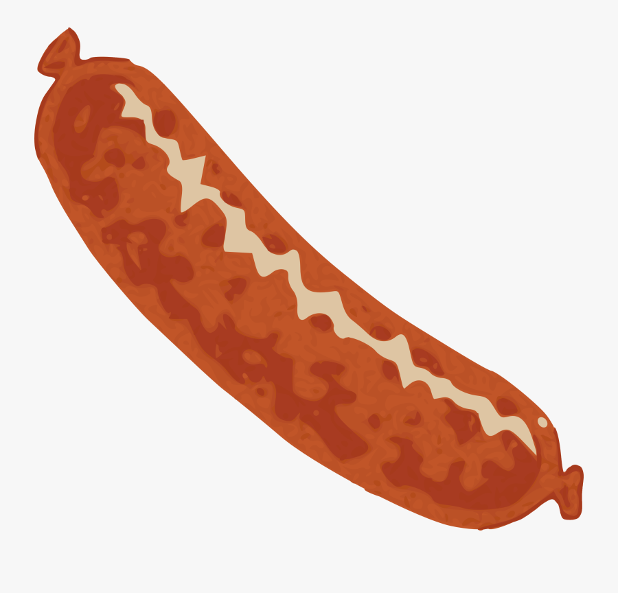 Fast Food, Breakfast, Sausage Clip Art Download - Cartoon Sausage Png