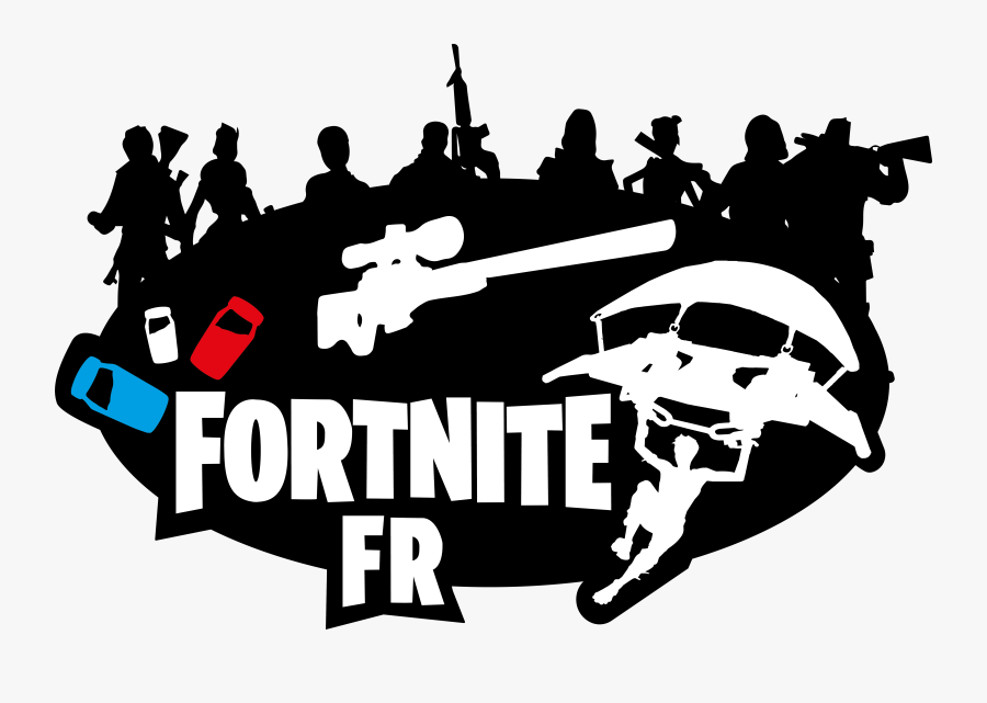 Xbox T-shirt Royale Game Video Fortnite Battle Clipart - Fortnite Black And White Png, Transparent Clipart
