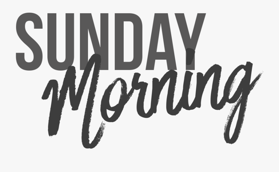 Transparent Palm Sunday Clipart Black And White - Sunday Morning Black And White, Transparent Clipart