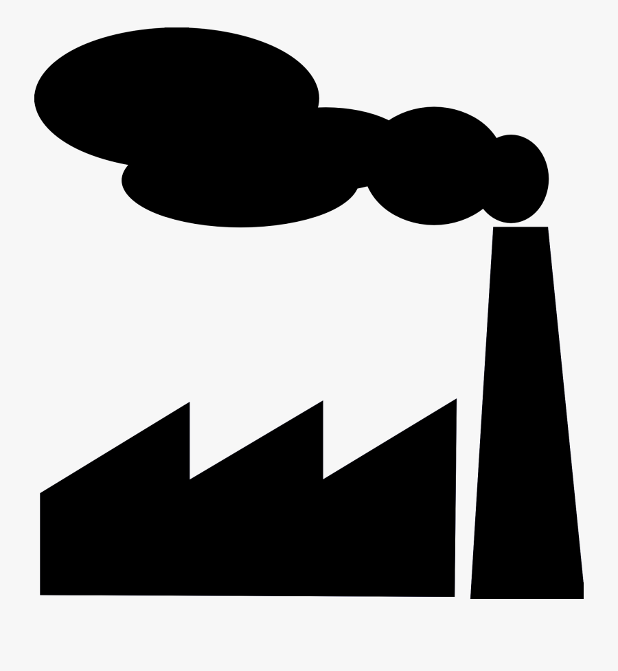 Factory Industry Silhouette Png Image - Activités Industrielles, Transparent Clipart