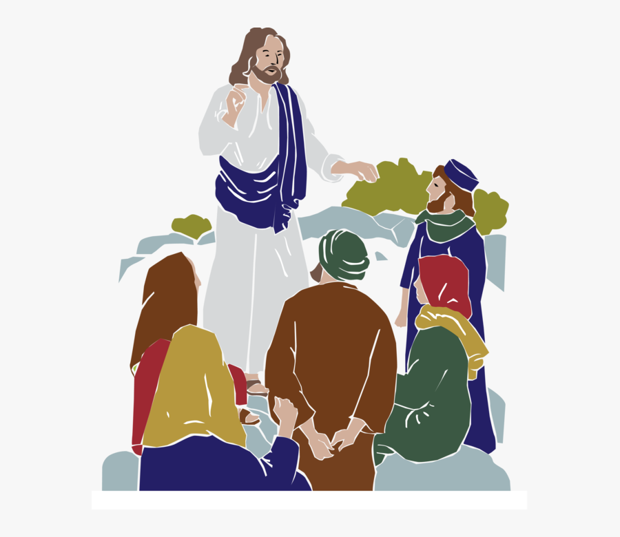 Clip Art Jesus Teaching Clip Art - Beatitudes Clipart, Transparent Clipart