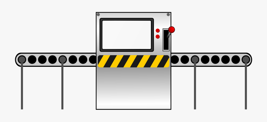 Factory Free Machine Clipart Clip Art Of 8 Clipartwork - Conveyor Belt Machine Clipart, Transparent Clipart