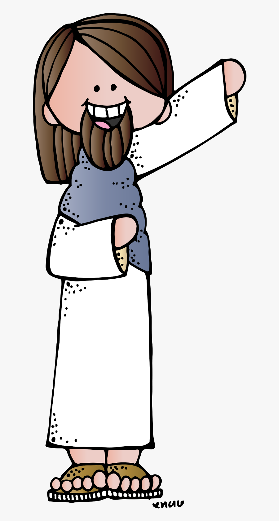 Taught Others We Can - Jesus Clipart Cross Melonheadz, Transparent Clipart