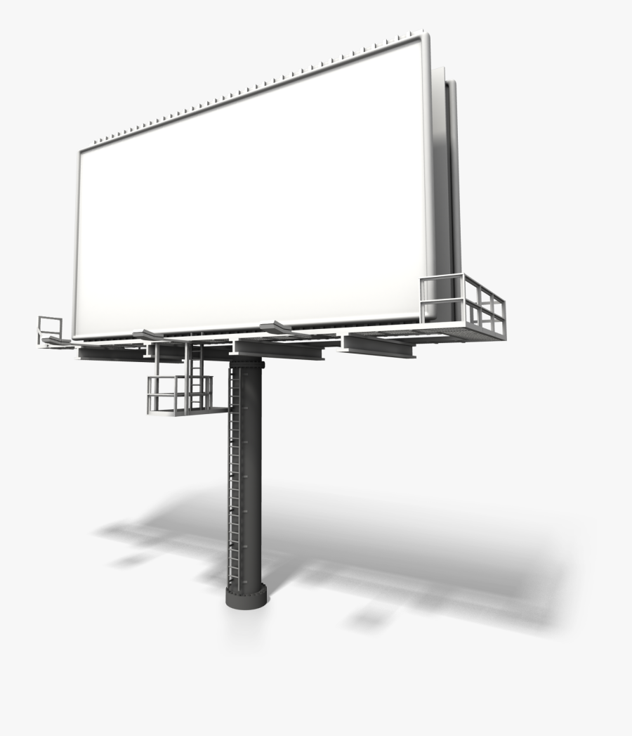 Bill Board On White, Transparent Clipart