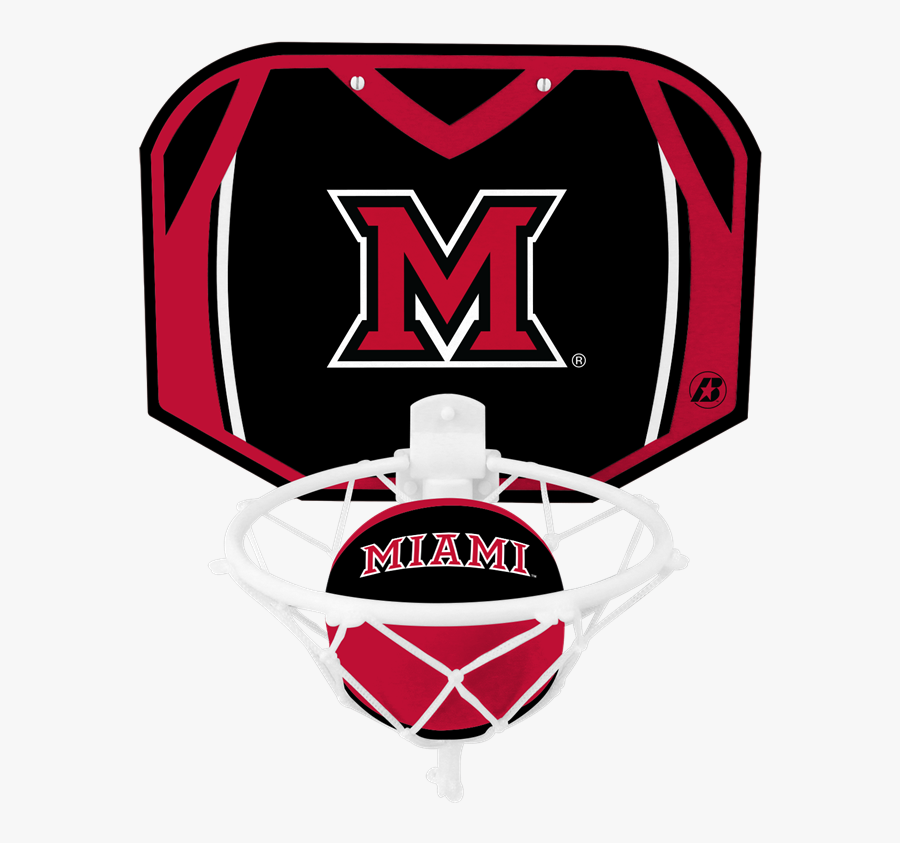 Transparent Basketball Hoop Clipart Png - Miami University Basketball Logo, Transparent Clipart