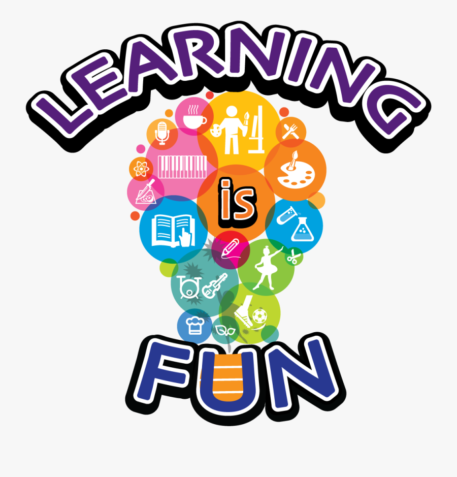 Transparent Listen To Music Clipart - Slogan Learning Is Fun, Transparent Clipart