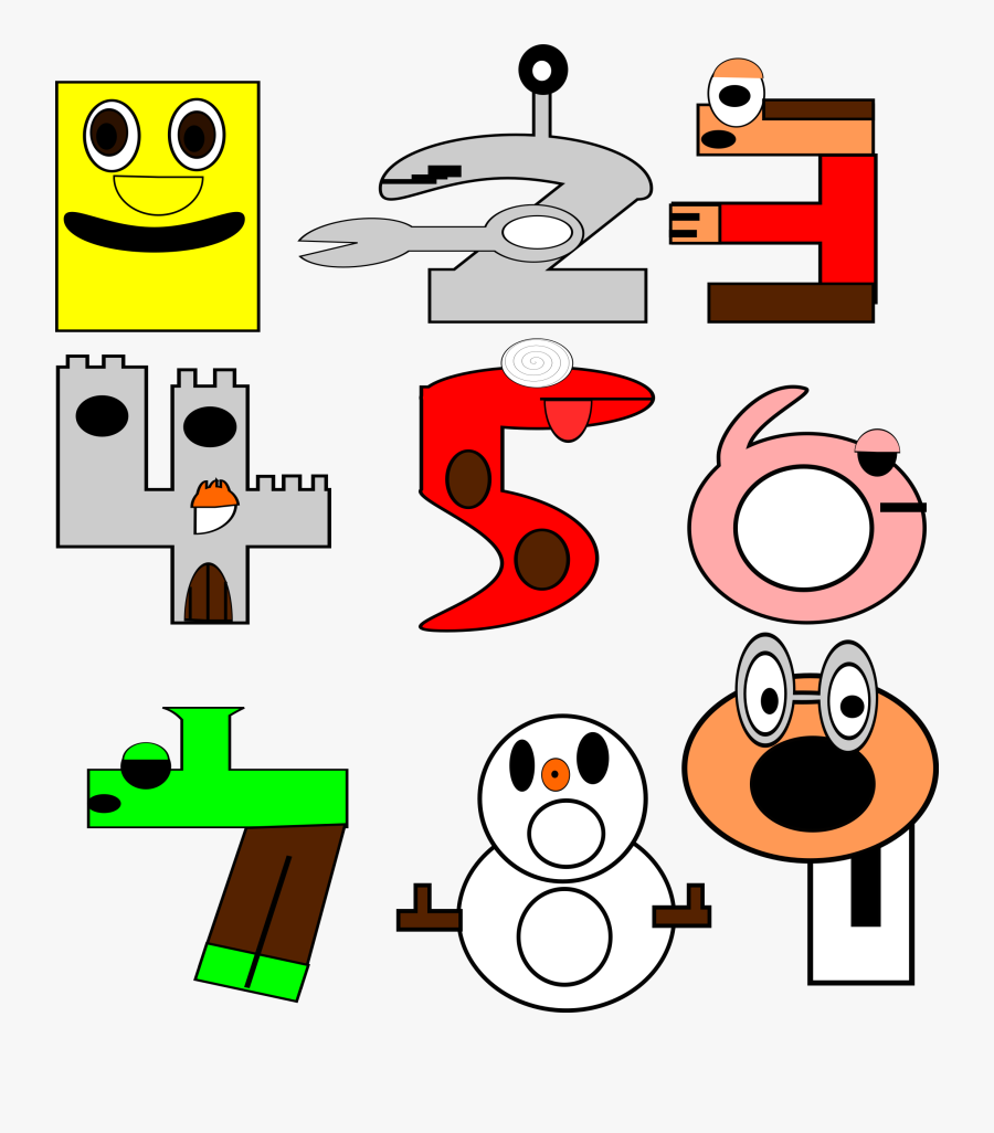 Fun With Numbers Clipart, Transparent Clipart