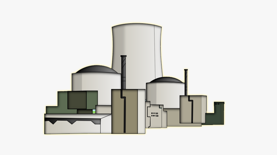 Powerplant Clipart - Nuclear Power Plant Clipart, Transparent Clipart