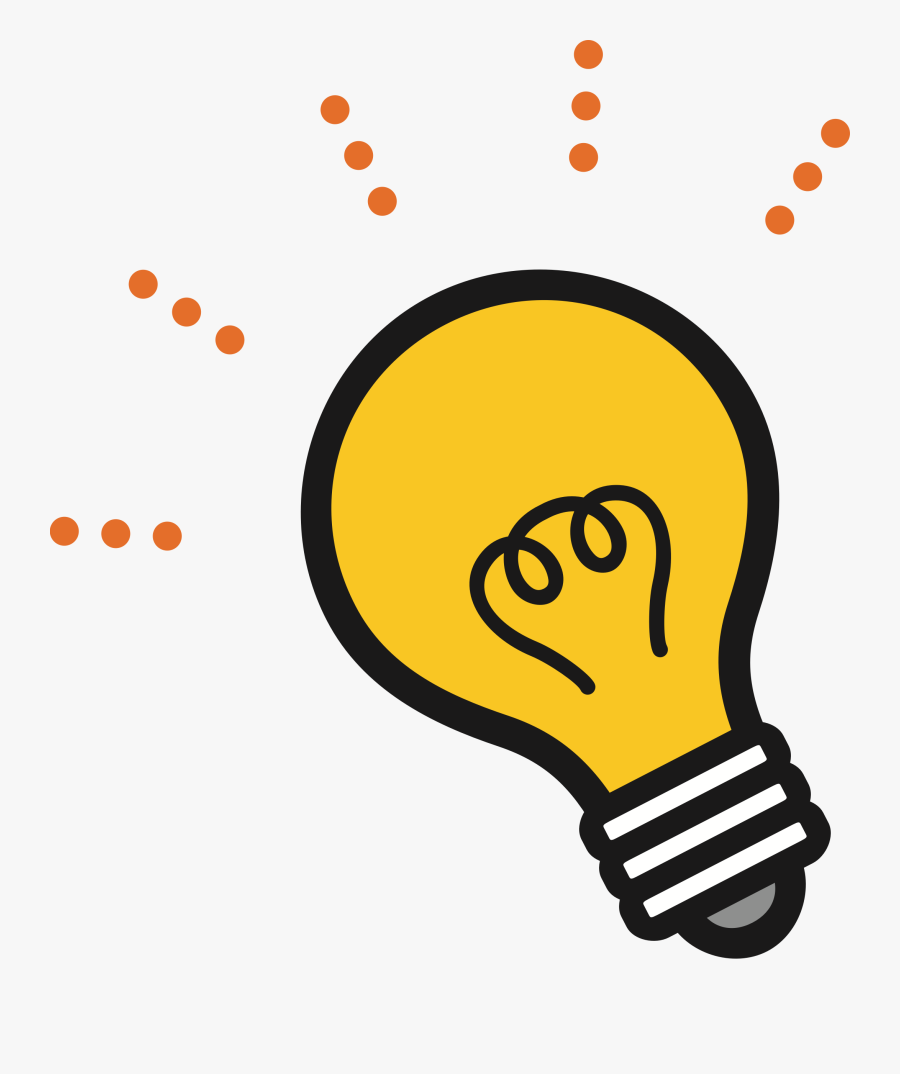 Transparent Light Bulb Clipart - Lamp Drawing Png, Transparent Clipart