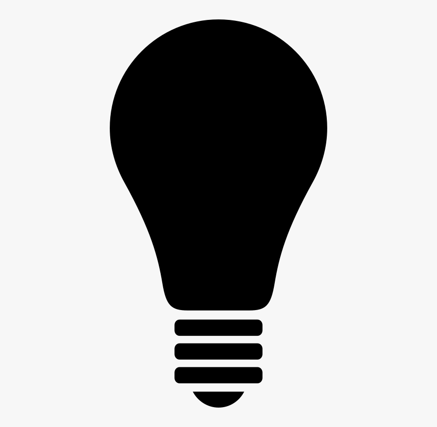Clipart Medium Image Png - Light Bulb Silhouette Png, Transparent Clipart