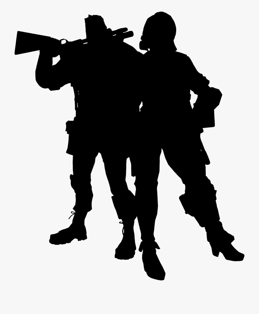 Fortnite Clip Art Image Video Games Openclipart - Fortnite Siluetas Png, Transparent Clipart