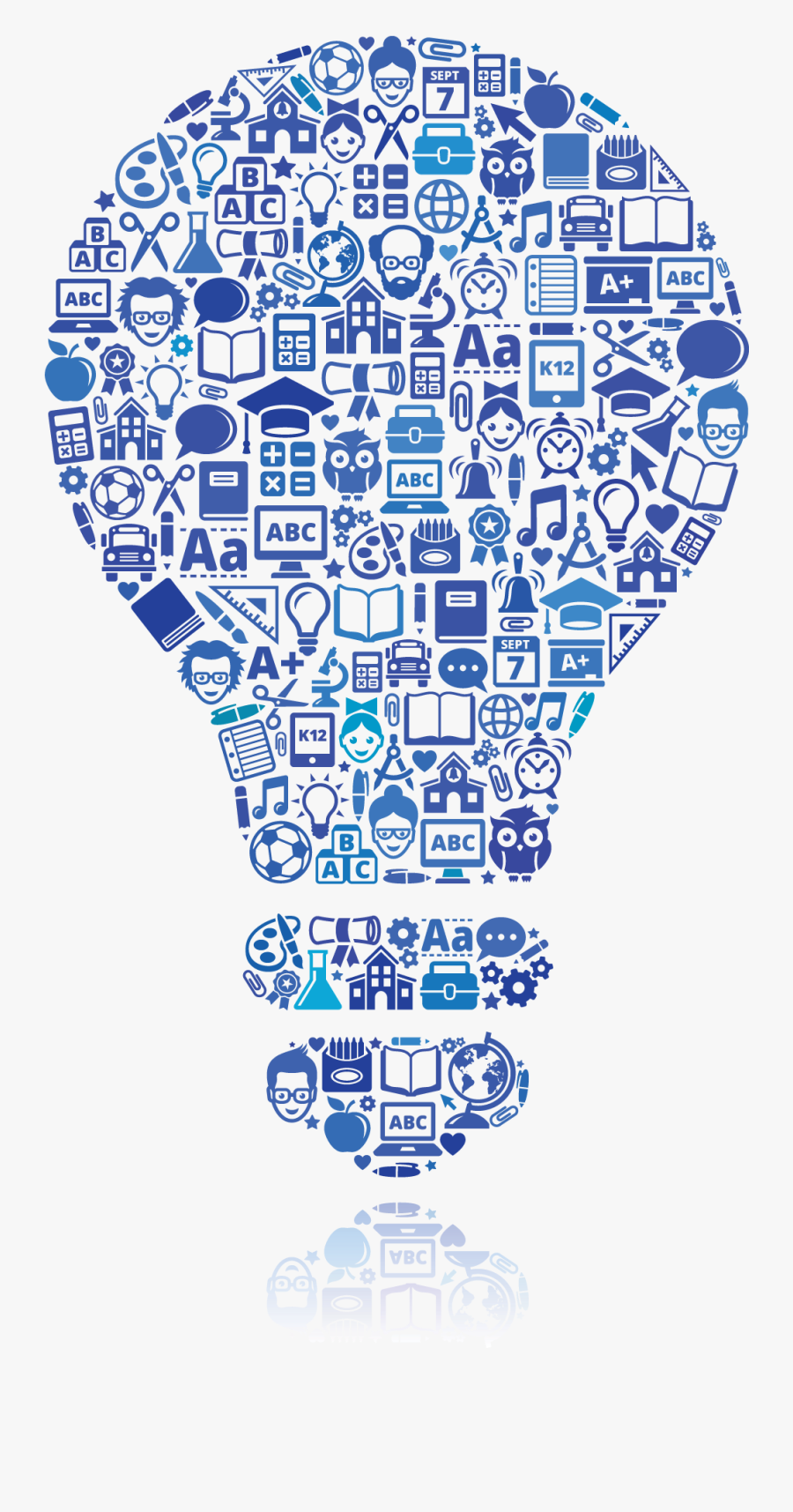 Light Bulb Colorful Png, Transparent Clipart