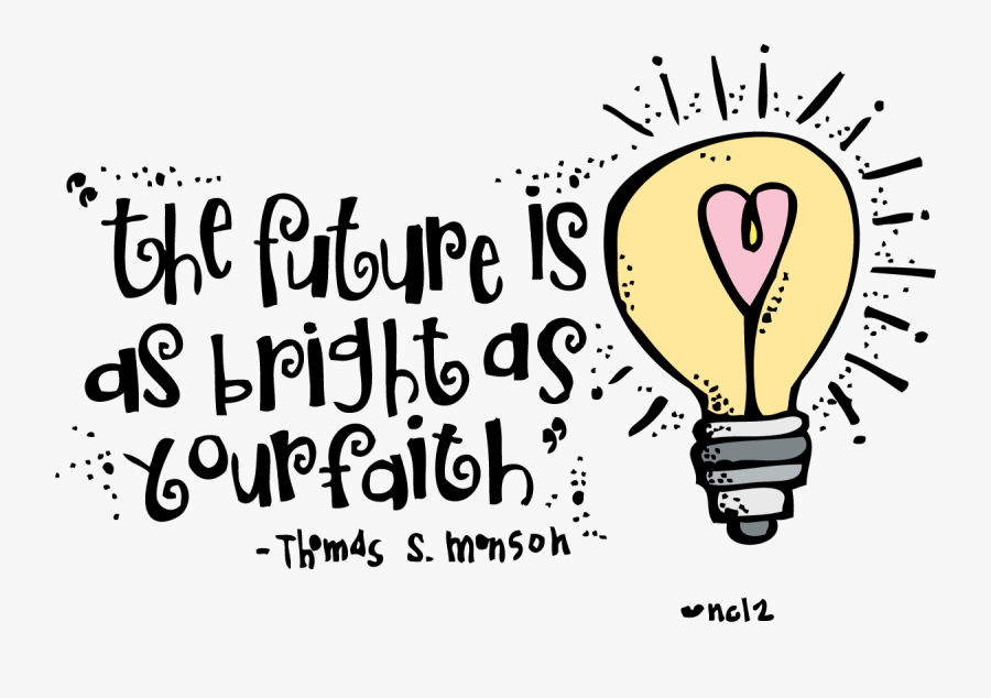 Light Bulb Clipart Melonheadz - Lds Young Women Transparent Temple, Transparent Clipart