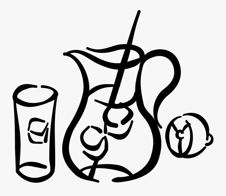 Transparent Lemonade Pitcher Clipart - Лимонад Вектор Png, Transparent Clipart