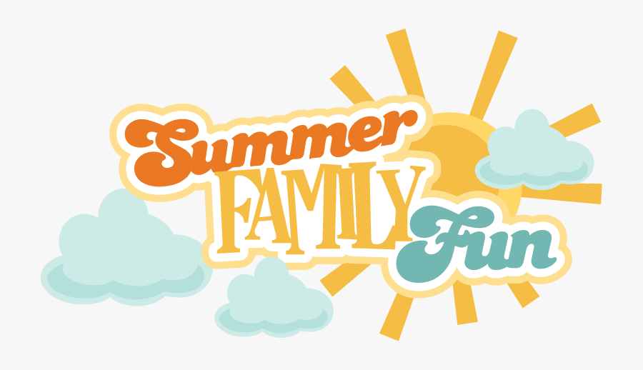 Fun In The Sun Clipart - Summer Fun With Family, Transparent Clipart