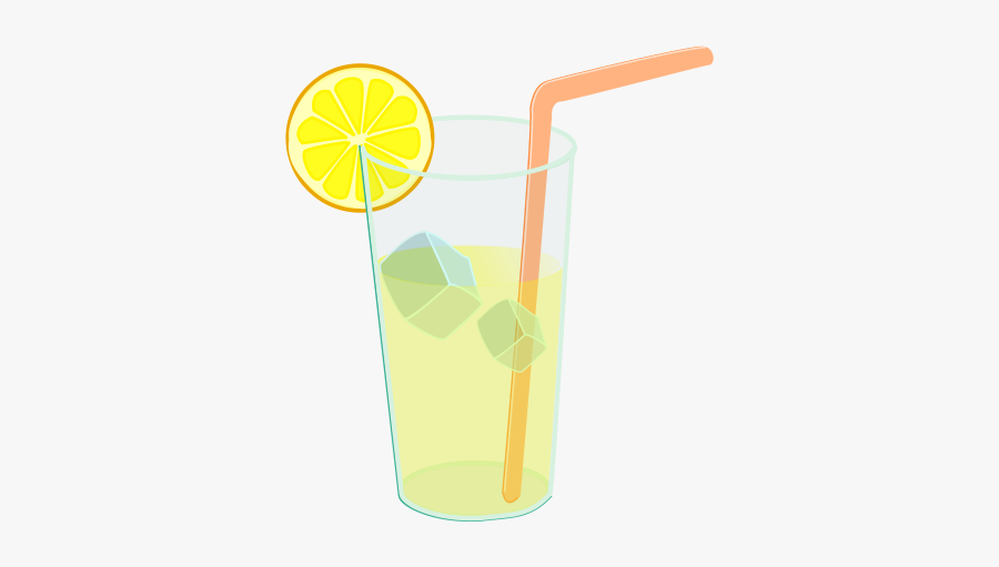 Lemonade Glass Remix - Small Glass Of Lemonade, Transparent Clipart