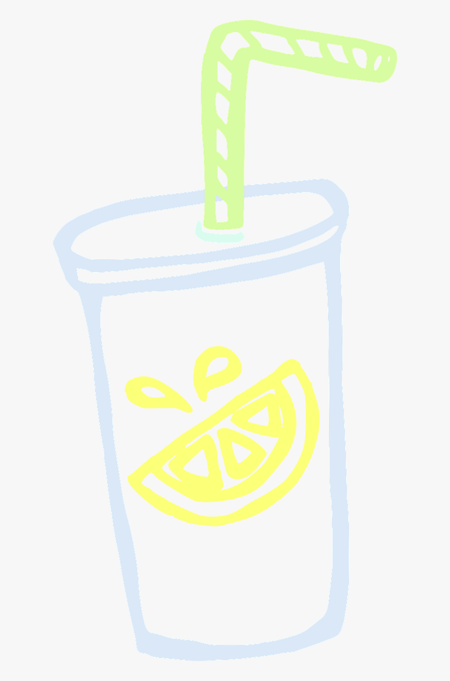 Lemonade Juice Cup Straw Drink Juice - Lemonade Cup Clip Art, Transparent Clipart