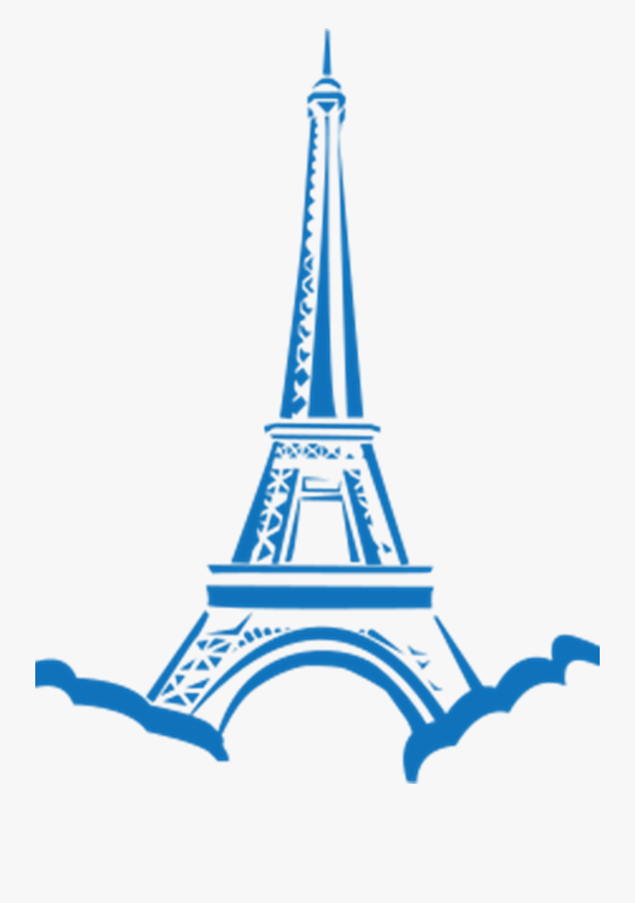 Destination - Paris Eiffel Tower Clip Art, Transparent Clipart