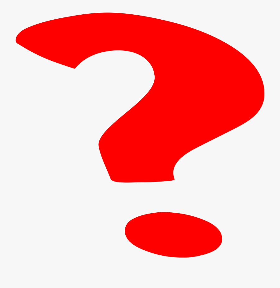 Questions Clipart Clip Art Red - Red Question Mark Gif, Transparent Clipart