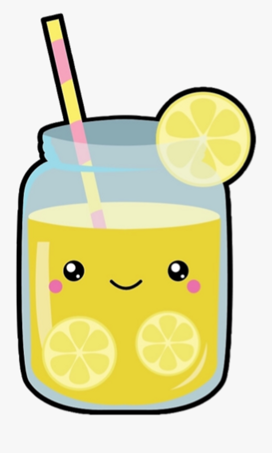 Lemon Juice Kawaii Clipart Png Download Kawaii Lemonade Clipart