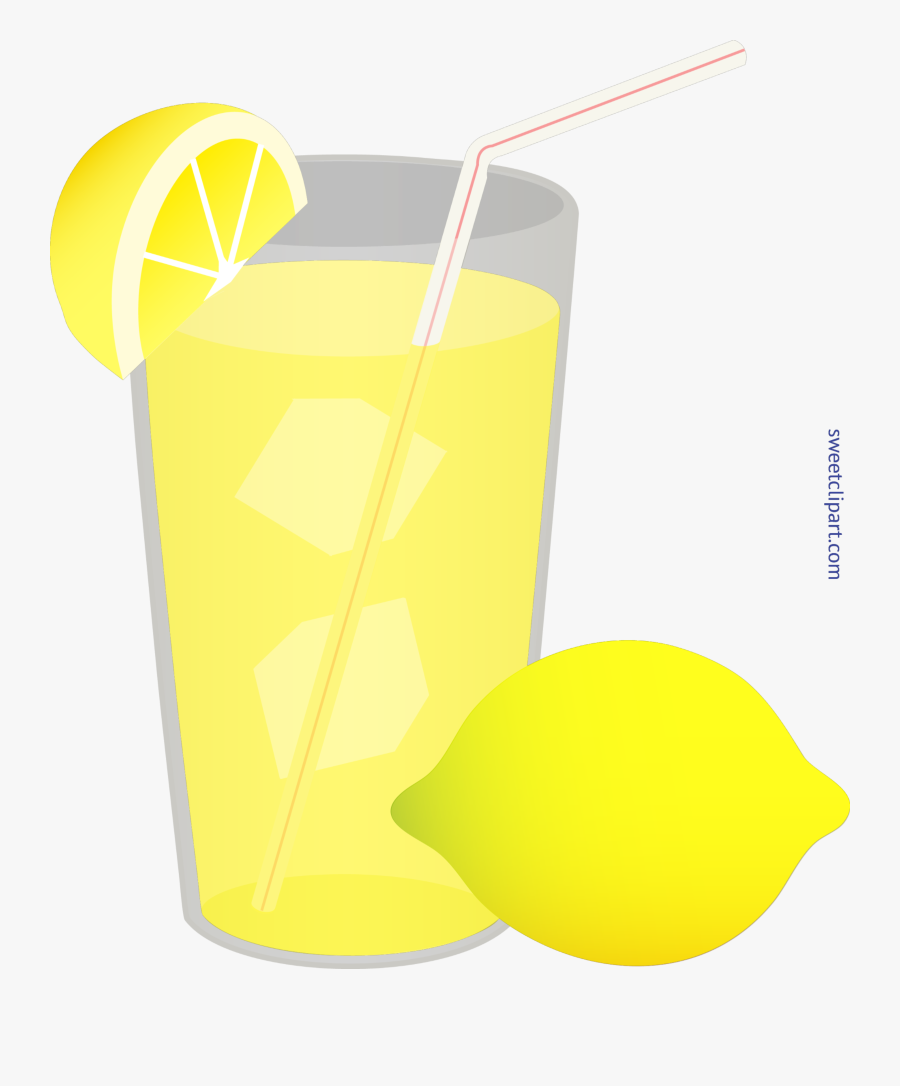 Straw Clipart Lemonade - Glass Lemonade Clipart, Transparent Clipart