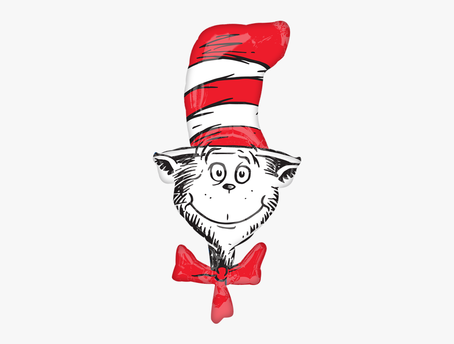 Cat In The Hatdr Seuss Birthday Party Supplies Canada - Cat In The Hat Head, Transparent Clipart