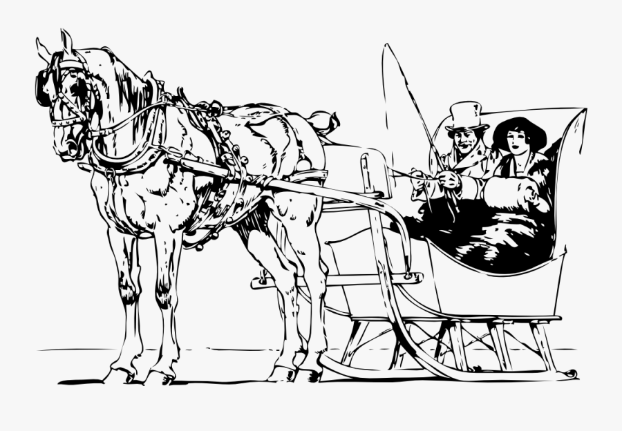 Horse Drawn Sleigh Clip Art , Free Transparent Clipart - ClipartKey