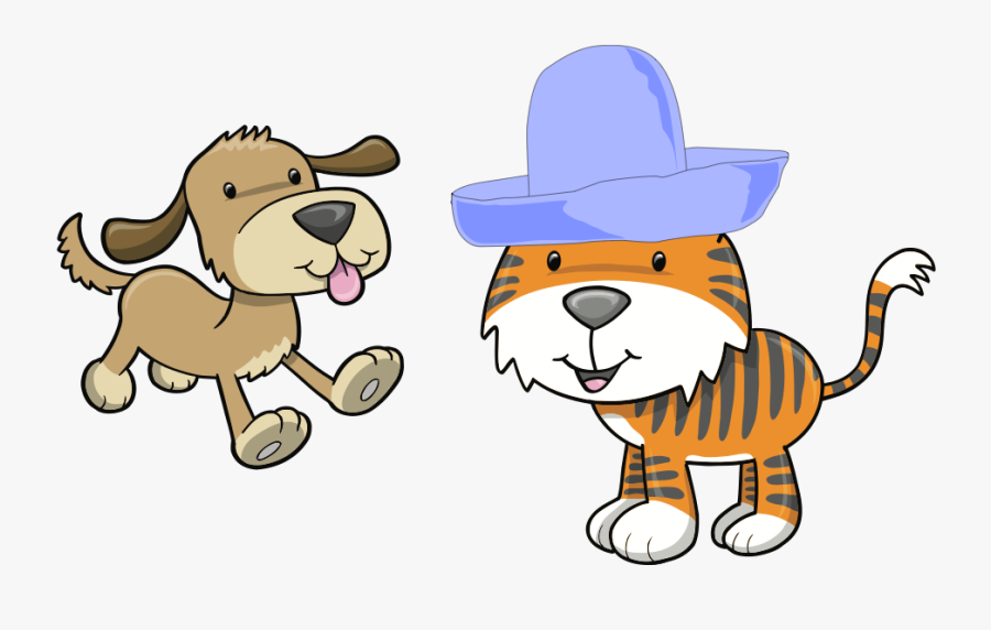 Hello Cat, I Like Your Hat - Cartoon, Transparent Clipart