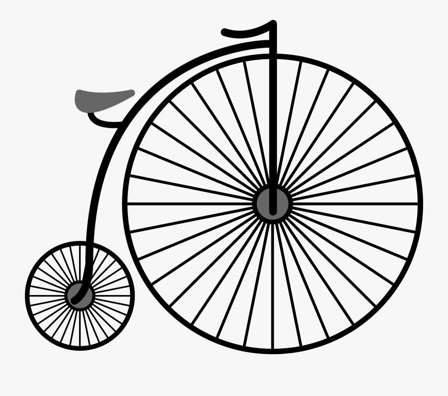 Penny Farthing Bicycle - Penny Farthing Bicycle Transparent Background, Transparent Clipart