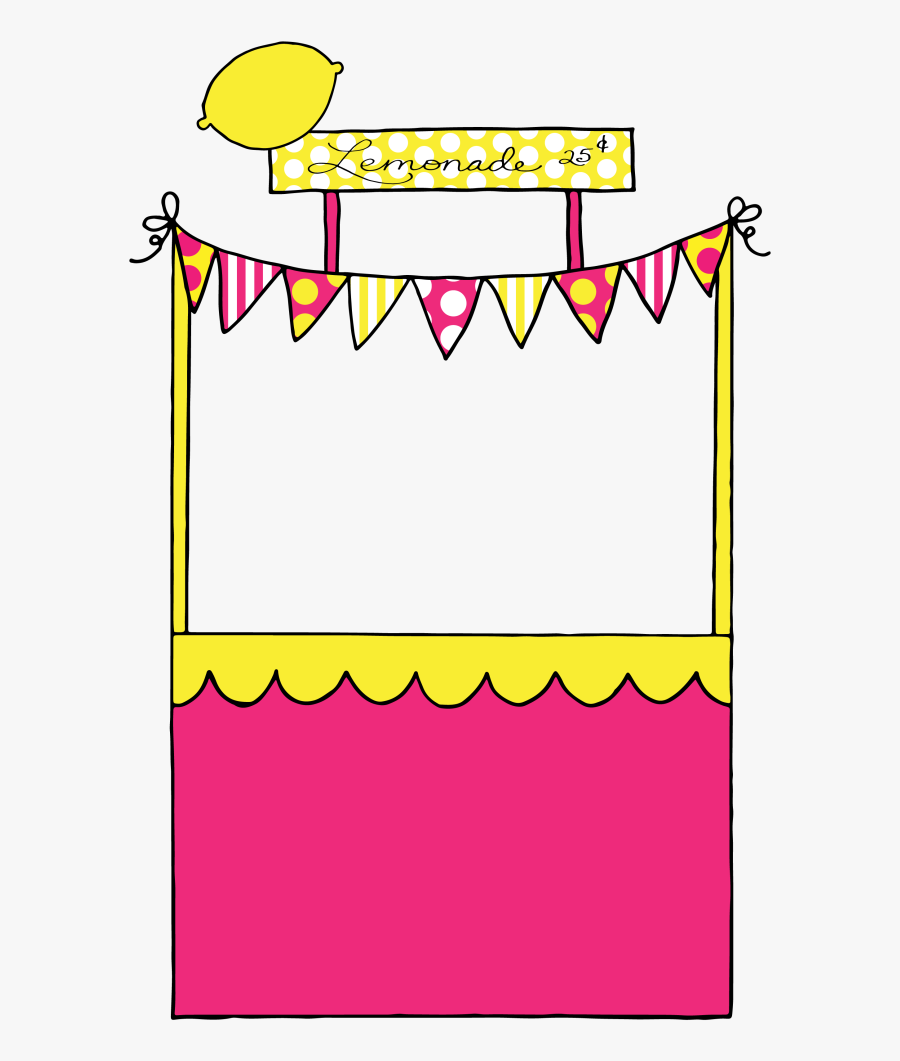 Jpg Library Lemonade Stand Clipart - Pink Lemonade Stand Clipart, Transparent Clipart