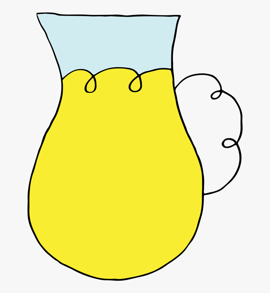 When Life Gives You Lemons, Make Lemonade Pitcher Clip, Transparent Clipart