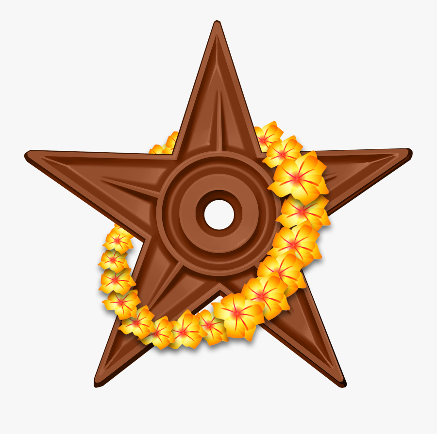 Wiki Lei Barnstar Hires - Wild West Png, Transparent Clipart