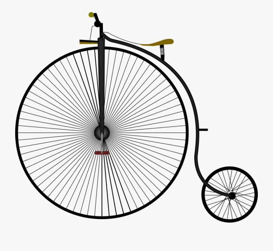 Bicycle,bicycle Wheel,hybrid Bicycle - Penny Farthing Png, Transparent Clipart