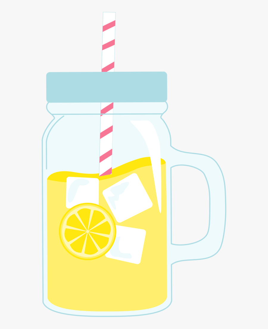 Mason Jar Lemonade Clipart, Transparent Clipart