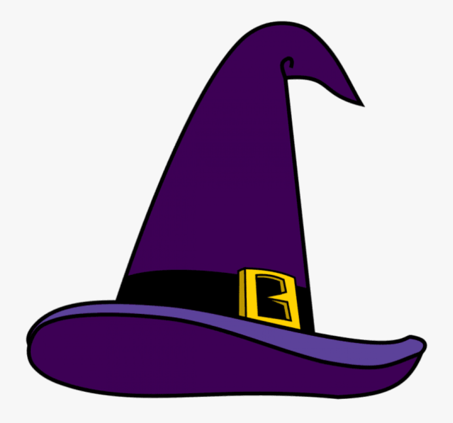 Purple Witch Hat Clipart - Witch Hat Clipart Png, Transparent Clipart