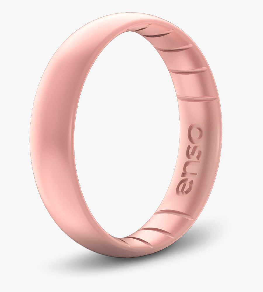 Enso Silicone Rings And Silicone Wedding Bands - Silicone Wedding Rings Rose Gold, Transparent Clipart