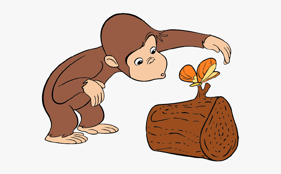 Curious George Being Curious, Transparent Clipart