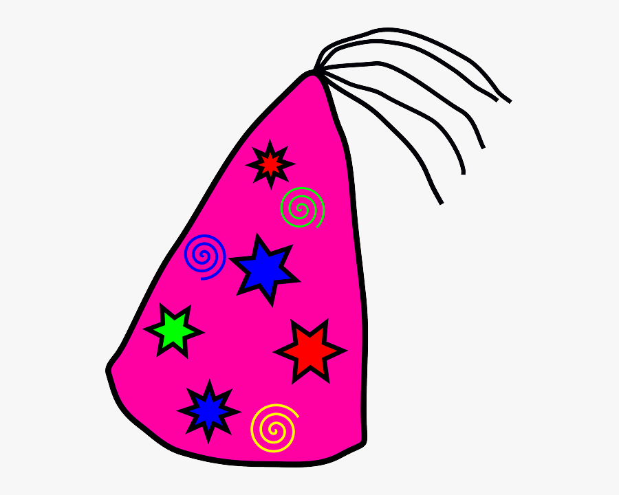 Cartoon, Pink, Free, Crazy, Birthday, Clothing, Hat - Silly Hat Clip Art, Transparent Clipart