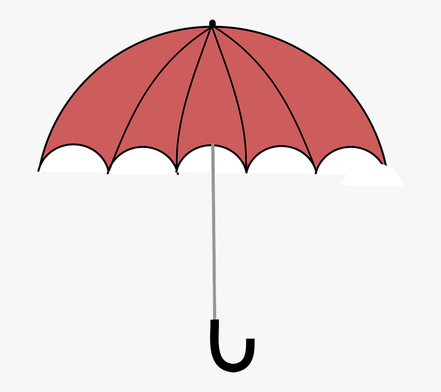 Umbrella Clipart Coral - Umbrella Clipart, Transparent Clipart