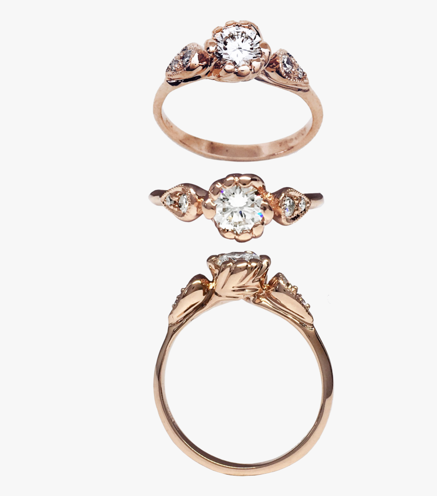 Custom Engagement Rings And Custom Wedding Rings Made - Heirloom Wedding Ring, Transparent Clipart