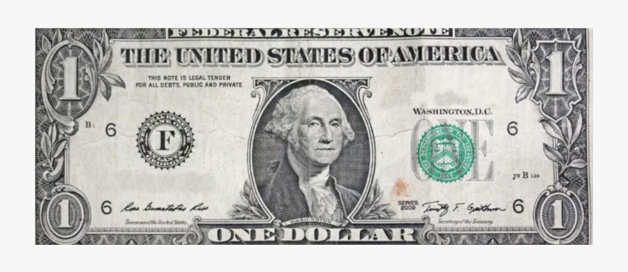 Five Dollar United Banknote Penny Bill Dollar One Dollar - 1 Dollars In Rupees, Transparent Clipart