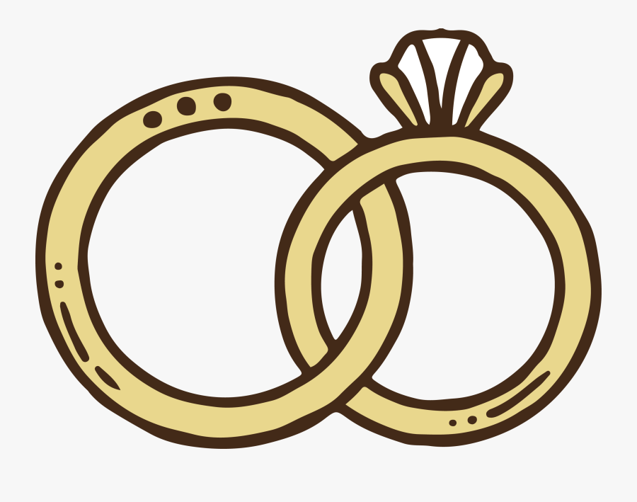 Kisspng Wedding Ring Engagement Clip Art 5a9742986a5062 - Dibujo Anillos Boda Png, Transparent Clipart