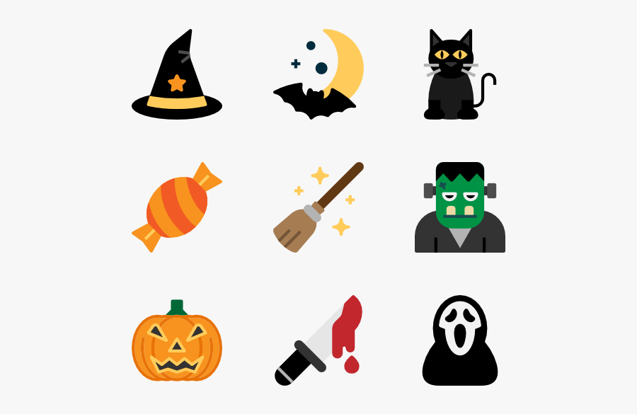 Witch-hat - Halloween Psd Transparent, Transparent Clipart