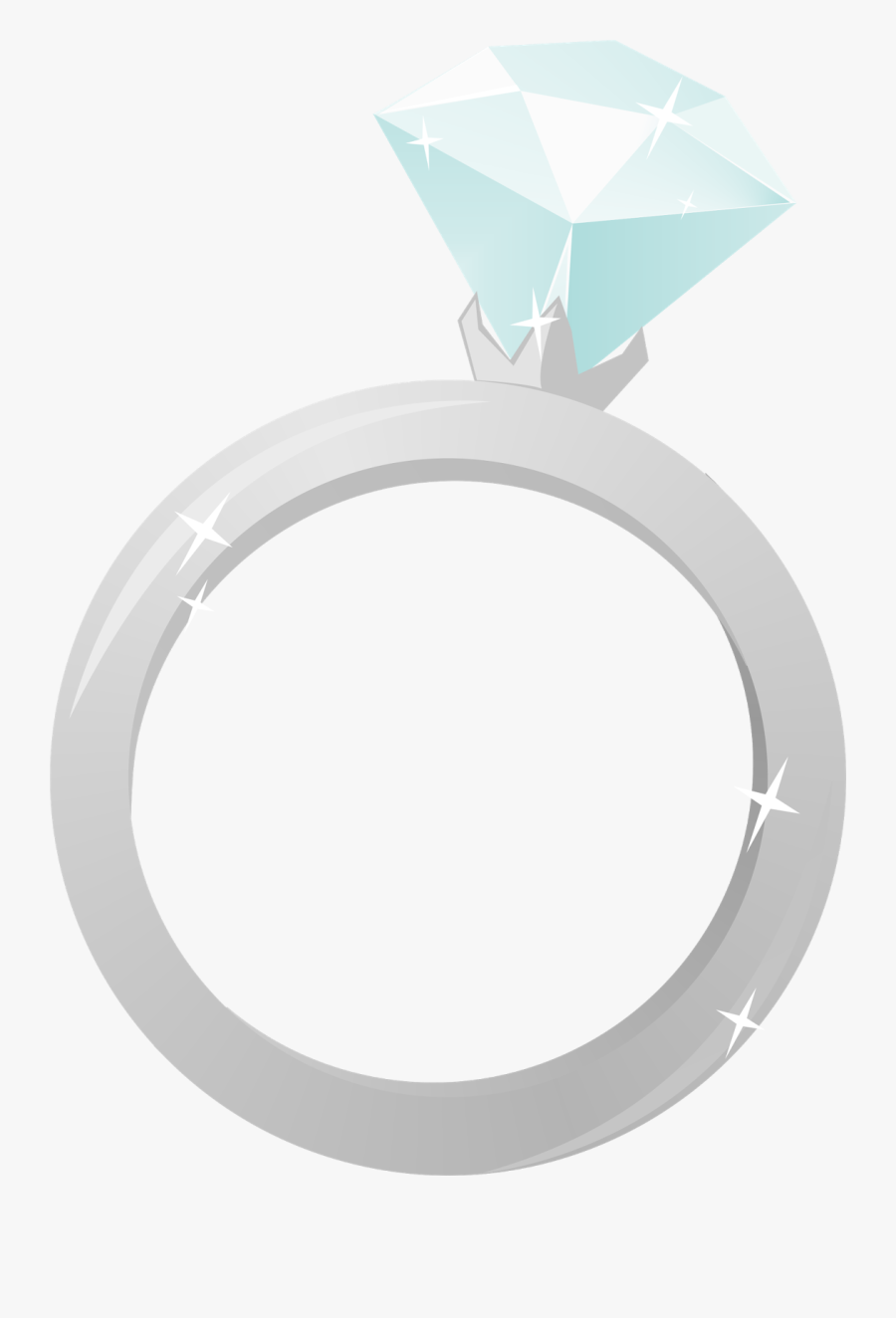 Wedding Rings And Engagement Rings Clipart - Anillo De Compromiso Caricatura Png, Transparent Clipart
