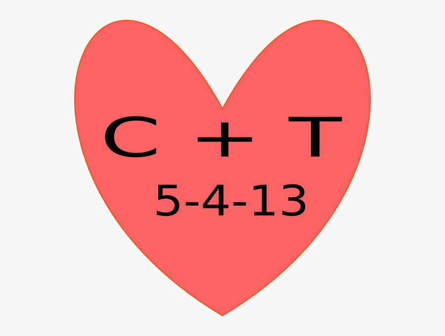 Coral Heart Svg Clip Arts - Heart, Transparent Clipart