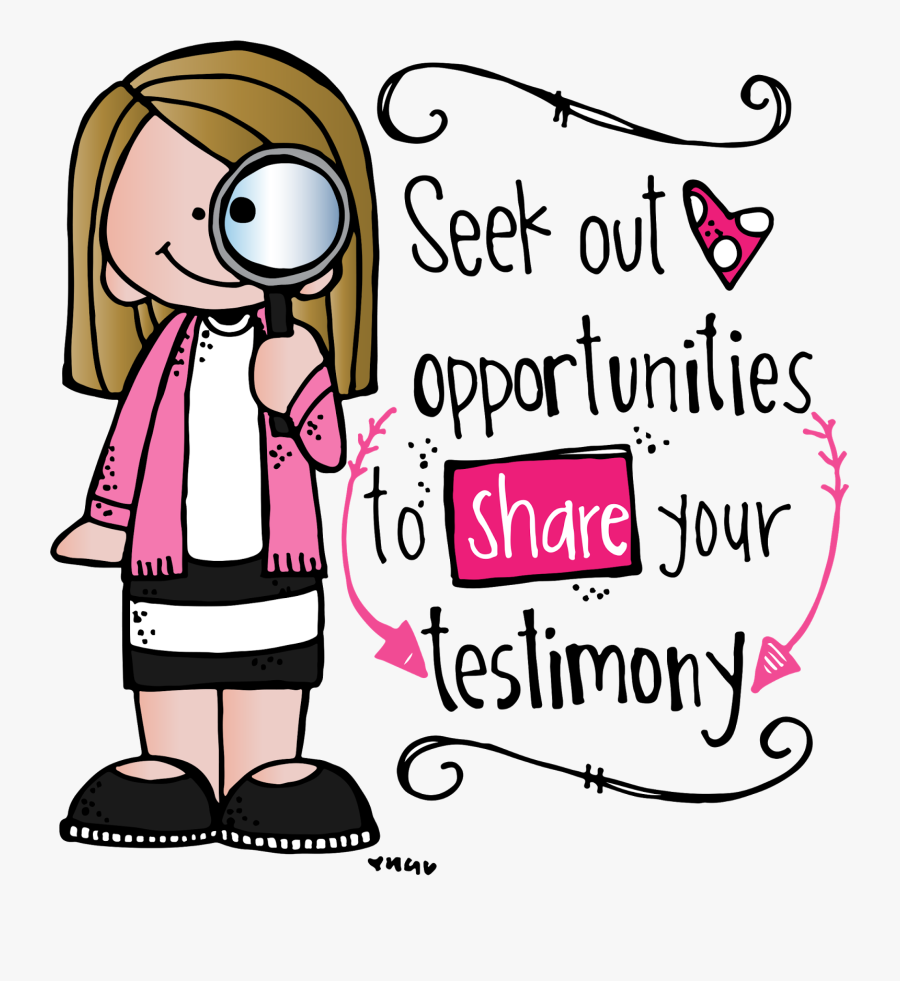 Transparent Melonheadz Clipart - Lds Share Your Testimony Clipart, Transparent Clipart