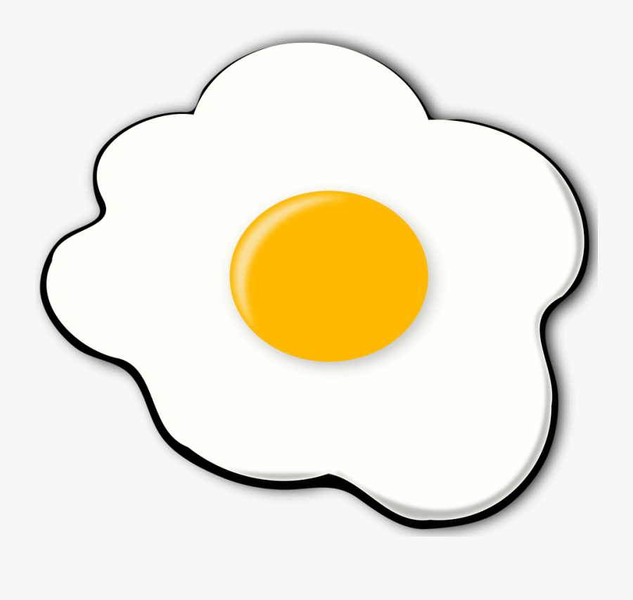 Sunny Side Up Egg Clipart, Transparent Clipart