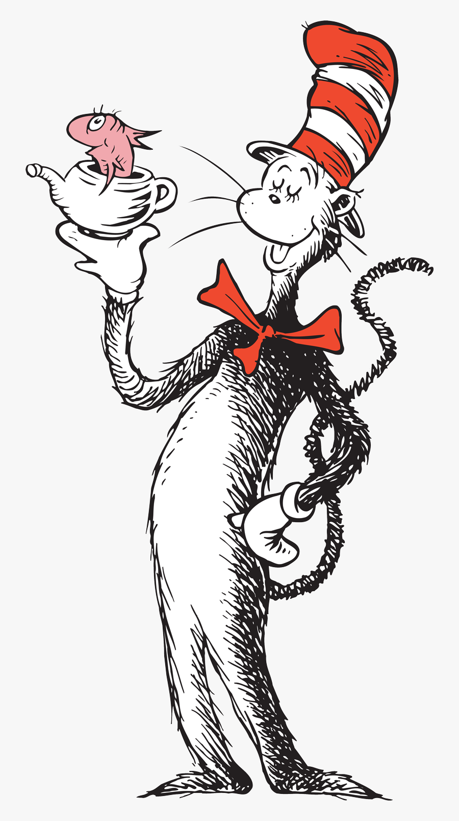 Transparent Dr Seuss Fish Png - Dr Seuss Cat In The Hat, Transparent Clipart