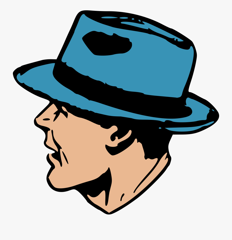 Man Hat Clip Art - Man With A Hat Clipart, Transparent Clipart