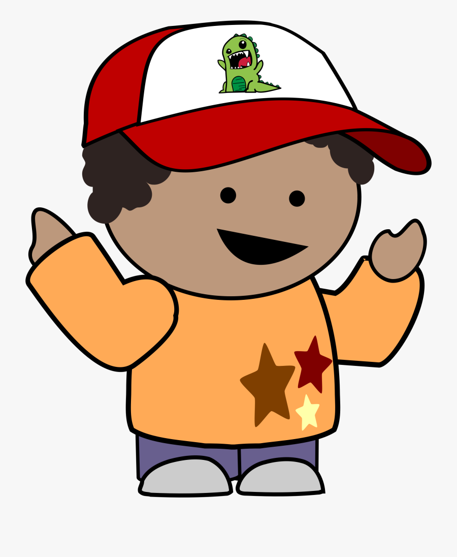 Clipart - Boy Baseball Cap Clipart, Transparent Clipart